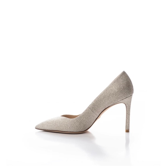 NWT Stuart Weitzman Anny Platino Glitter (refinished) - Picture 9 of 12